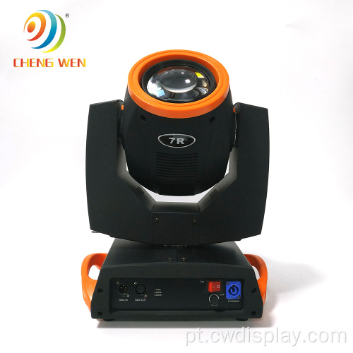 7R 230W BEAM movendo estágio da cabeça laranja laranja